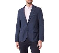 camel active Herren Sakko aus einem Baumwoll-Leinenmix Dunkelblau, menswear-52