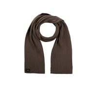 camel active Herren Schal aus Baumwoll-Mix | gerippter Schal mit Kaschmiranteil für Outdoor-Aktivitäten bei kalten Temperaturen - warm für Winter und Herbst
