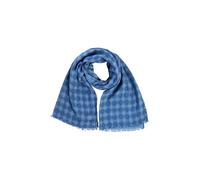 camel active Herren Schal aus reiner Baumwolle Indigoblau, menswear-OS