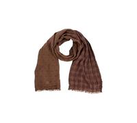 camel active Herren Schal aus reiner Baumwolle Schlammbraun, menswear-OS