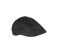 camel active Herren Schiebermütze aus Leinen-Mix Anthrazit, Menswear-L