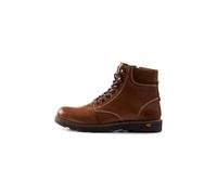 camel active Herren Schnürboot aus echtem Nappaleder Braun, menswear-46