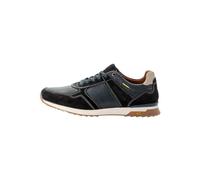 camel active Herren Schnürschuhe aus echtem Leder Blau-Weiß, menswear-41