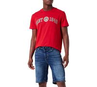 camel active Herren Shorts Denim 5-Pocket Shorts regular fit Houston, dunkel Blau (Indigo), 31W