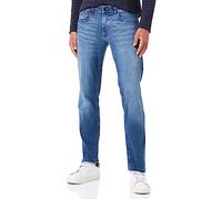 Camel Active Herren Slim Fit Jeans Hose Madison Jeans ,Dunkelblau mit Wascheffekten (Indigo),35W / 32L