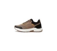 camel active Herren Low-Top Sneaker, Männer Halbschuhe,Wechselfußbett,Freizeitschuhe,Turnschuhe,Laufschuhe,Schlamm/schwarz,45 EU