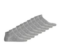 camel active Herren Sneakersocken, 9er Pack - Basic Socken, Bio-Baumwolle Grau 43-46