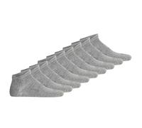 camel active Herren Sneakersocken, 9er Pack - Basic Socken, Bio-Baumwolle Grau 39-42