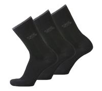 camel active Herren Socken, 3er Pack - Basic Socken, Bio-Baumwolle Schwarz 39-42