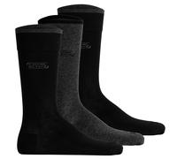 camel active Herren Socke 3 er Pack 6590X socks box 3 Paar, Gr. 39-42, Schwarz (black - 610)