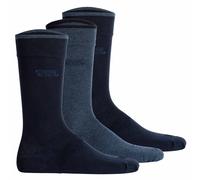 camel active Herren Socken, 3er Pack - Box, Basic Socken, Baumwolle Blau / 39-42 39-42 Blau