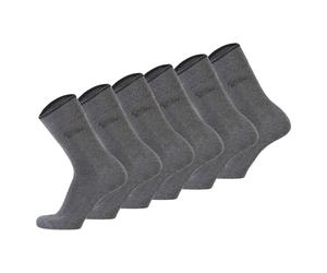 camel active Herren Socken, 6er Pack - Basic Socken, Bio-Baumwolle Anthrazit 43-46
