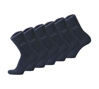 camel active Herren Socken, 6er Pack - Basic Socken, Bio-Baumwolle Dunkelblau 43-46