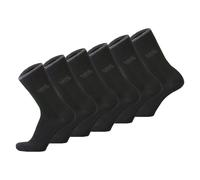 camel active Herren Socken, 6er Pack - Basic Socken, Bio-Baumwolle Schwarz 39-42