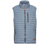 camel active Herren Steppweste aus recyceltem Polyamid Jeans Blau, menswear-54