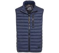 camel active Herren Steppweste - Schwarz, Dunkelblau, Braun - Wasserabweisend, Ärmellos, Leicht - Moderne Outdoor Weste - aus recyceltem Polyester Dunkelblau menswear-50