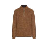 camel active Herren Strick-Troyer mit melierter Struktur