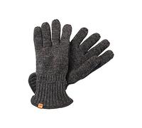 camel active Herren Strickhandschuhe mit warmen Futter Dunkelgrau, menswear-M