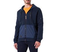 camel active Herren Strickjacke 409401/7W12, Night Blue, 3XL