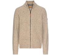 camel active Herren Strickjacke aus nachhaltiger Merinowolle Beige, menswear-3XL
