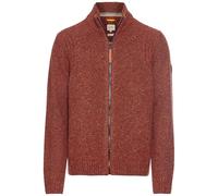 camel active Herren Strickjacke aus nachhaltiger Merinowolle Rot, menswear-3XL