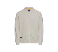 camel active Herren Strickjacke mit Bomberkragen | Sweatjacke mit Reißverschluss aus reiner Bio-Baumwolle im Regular Fit - pflegeleicht