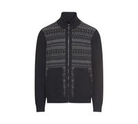 camel active Herren Strickjacke mit Stehkragen Navyblau, Menswear-S