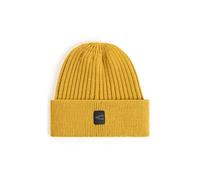 camel active - Strickmütze aus Baumwollgemisch moss yellow - Gr. - OS
