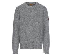 camel active Herren Strickpullover aus Merinowolle Steingrau Menswear-XXL