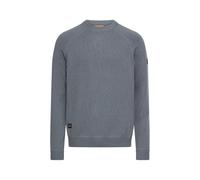 camel active Herren Strickpullover mit Rundhalsausschnitt Blau, Menswear-L