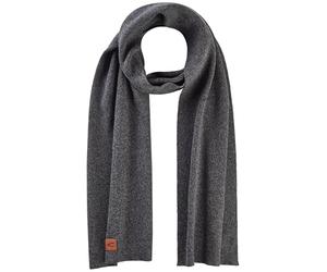 camel active Herren Strickschal aus Baumwoll-Mix Asphalt, menswear-OS