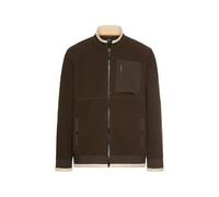camel active Herren Sweatjacke mit Taschen Dunkelbraun, Menswear-S
