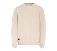 camel active Herren Sweatshirt aus Reiner Baumwolle Beige Menswear-XL
