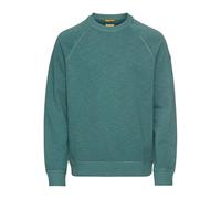 camel active Herren Sweatshirt für Herren - Regular Fit | Rundhals | Baumwolle | Atmungsaktiv Dunkelgrün, Menswear-M