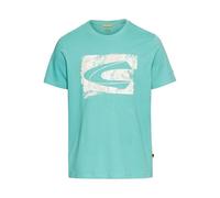 camel active Herren T-Shirt aus Organic Cotton Agavengrün, Menswear-XL