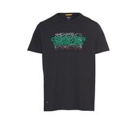 camel active Herren T-Shirt aus Reiner Baumwolle mit Rundhalsausschnitt Navyblau, Menswear-XL