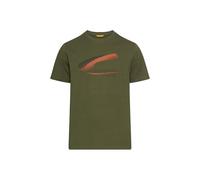 camel active T-Shirt Herren Regular Fit Kurzarm Baumwolle grün, L