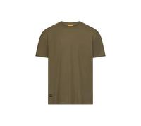 Camel Active Herren T-Shirt Relaxed Fit aus reiner Baumwolle Olivgrün Größe XL
