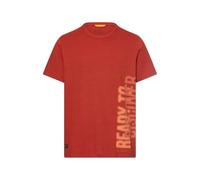 camel active Herren T-Shirt mit Backprint Rot, Menswear-M