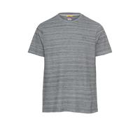 camel active Regular Fit T-Shirt mit Rundhalsausschnitt Modell 'Melange' in Metallic Blue, Größe M