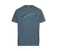 camel active T-Shirt mit Label-Print in Petrol, Größe M