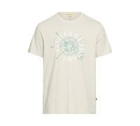 camel active Herren T-Shirt mit Print aus Organic Cotton Beige, Menswear-L