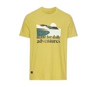 Camel Active Herren-T-Shirt mit Print aus Organic Cotton – Hellgrün – Größe L