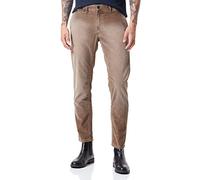 camel active Herren Tapered fit Toronto Chino Hose, Braun, 38W / 32L