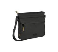Camel Active Umhängetasche Terra – Recyceltes Nylon, mit aufgesetzter Tasche, 25x25x7 cm, Schwarz
