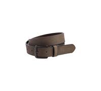 camel active Herren Verstellbarer Ledergürtel mit klassischer Schnalle Dunkelbraun, menswear-XL