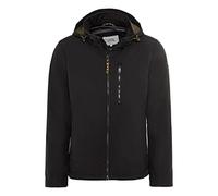 camel active Herren Wind- und Wasserabweisende Softshell-Jacke mit Abnehmbarer Kapuze Schwarz, menswear-62