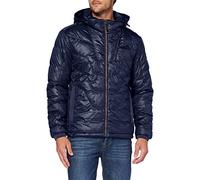 camel active, Herren Winterjacke Warm Gefütterte Steppjacke Marineblau 52