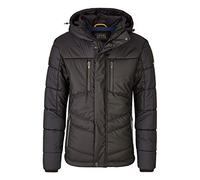 camel active, Herren Winterjacke Warm Gefütterter Parka Black 56