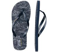 camel active Herren Zehentrenner mit Logoprint Blau, menswear-40